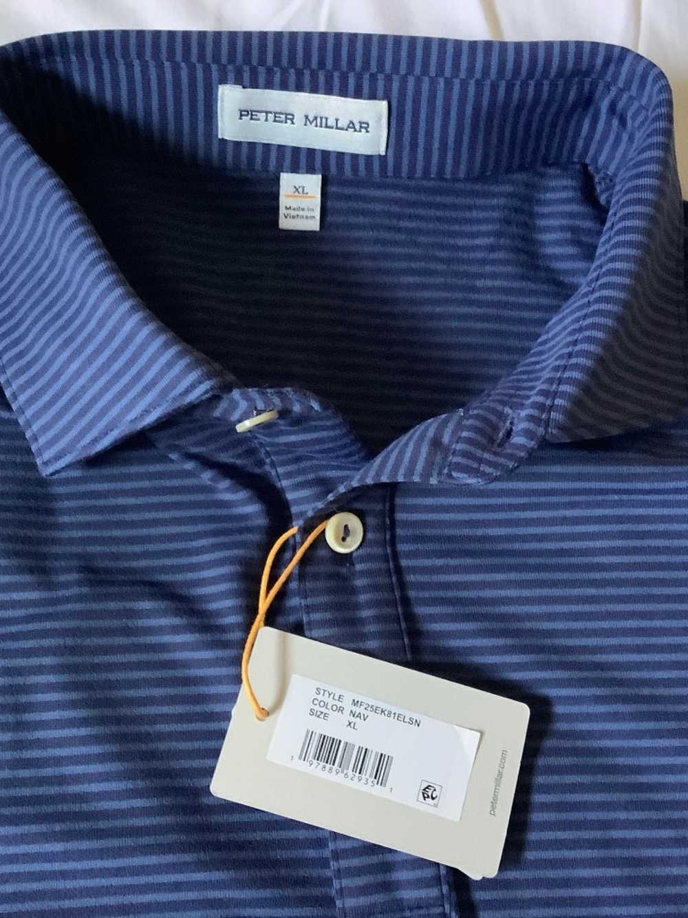 Peter Millar, Size XL, Blue and Navy